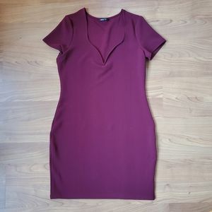 SHEIN Mulberry Red Dress
